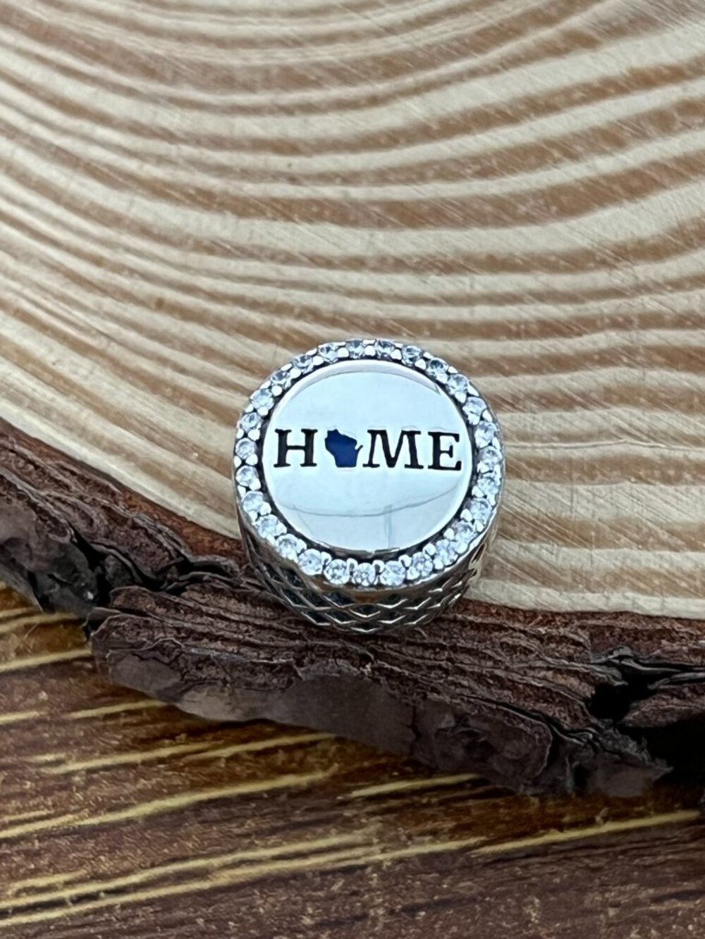Pandora Wisconsin Home Exclusive Bead Charm S925 Silver Charm